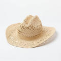 Cowboy Straw Hat Handmade Hat Summer Hat Outdoor Hat Beach Hat. 