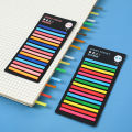 RHS Online 300 Sheets Extra Thin Transparent Solid color Sticky Notes Memo Pad Lable Sticker Bookmarks Notepad Sticky Index. 