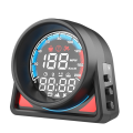 Car Head-Up Display GPS Digital Speedometer /MPH +LED Display Speed Alert Fatigue Driving Reminder Car RV SUV Black Abs Car Head-Up Display. 