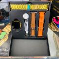 Oteeto TU81 Gold Edition Ultra Amoled Display Smartwatch 3 Straps. 