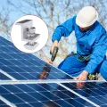 Solar Panel Holder, End Clamp Adjustable Solar Brackets Fixing Solar Holder 35 mm. 