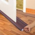 Under Door Draft Stopper / Breeze Weather Stripping Blocker / Adjustable Double Draft Noise Reduction Blocker Sweeps / Energy Saving Sound Dust Proof House Door Bottom Sealing Strip. 