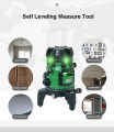 Laser Level 5 Lines Green Laser Light 360° Rotatable with Remote Control. 