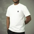 Archer Men's Crew Neck Cotton T-Shirt - White. 