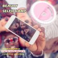 Universal Mobile Phone Fill Light Beauty Selfie Light LED Ring Artifact Live Girl Woman Photography Props Flash Camera Light. 