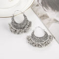 【ThinkWay】Retro Bohemian Style Tassel Indian Earrings For Women Orecchini Jewelry Gypsy Ladies Jhumka Earrings Anniversary. 