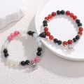 Halloween Spider Couple Bracelets for Women Men Romantic Heart Magnetic Matching Bracelet Aesthetic Party Jewelry. 