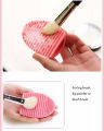 【Folio & Light】Jaf Brush Egg For Cleaning Makeup Brushes Silicone Brushegg Finger Glove Make Up Brush Cleaner. 