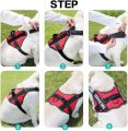 Medium Adjustable Dog Harness Padded Reflector Pets Durable Nylon Vest Harness Traction Training Rope Dog Belt Dog Chain Dog Body Belt Dog Chest Belt Step-in Harness Strap Metal Buckle Plastic Clasp Dog Collar Dog Strap Dogs Belt Saddle Harness Dogs Sell. 