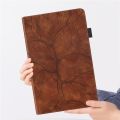 Tablet Cover For Funda Samsung Galaxy Tab S6 Lite Case SM P610 P615 Emboss Tree Flip Wallet Cover For Galaxy Tab S6 Lite Case. 