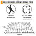 Bungee Cargo Net Car Storage Net for Travel Luggage Rack Large Luggage. 