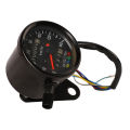 Motorcycle Odometer Rugged Accurate Impact Resistant Motorcycle Speedometer Long Lasting Fuel Level Indicator for Motorbike. 