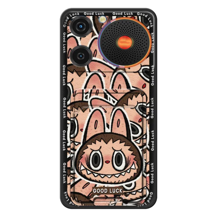 Dirt-resistant%20Soft%20case%20Phone%20Case%20For%20ZTE%20Nubia%20Music%20Fashion%20Design%20Card%20bag%20Silicone%20Card%20slot%20Cute%20Durable%20Cover%20-%20Image%206