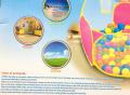 GOOD QUALITY 50 Balls Basketball Play Pool Kids Play Pen Kids Play Tent Kids Ball Play Baby Room for Kids. 