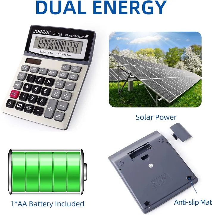 Large%2014-Digit%20Joinus%20JS-705%20LCD%20Display%20Desktop%20Calculator%20with%20Check%20&%20Correct%20Function,%20Solar%20Battery%20Dual%20Power%20Calculator,%20Large%20Computer%20Keys%20Electronics%20Calculator%20for%20Office%20School%20Calculating%20-%20Image%202