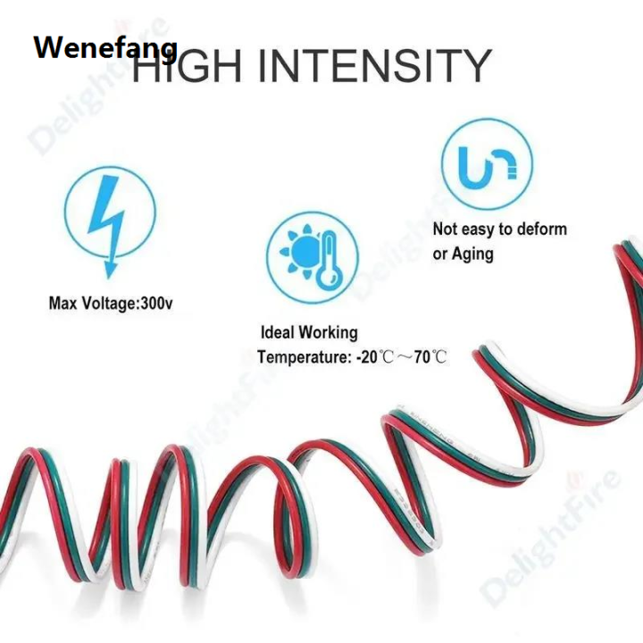 Wenefang%203%20Pin%20LED%20Wire%202%204%205%206%20Core%2022AWG%20Extension%20Cable%20JST%20Connector%20Electrical%20Wires%20Cable%20For%20WS2812B%20RGB%20RGBW%20LED%20Strip%20Automotive%20-%20Image%202