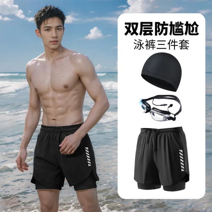 Swimming%20Trunks%20Men's%20Anti-Embarrassment%20plus%20Size%20Boxer%20Men's%20Swimsuit%20Professional%20Quick-Drying%20Hot%20Spring%20Swimming%20Trunks%20Fake%20Two-Piece%20Shorts%20Double%20Layer%20-%20Image%206