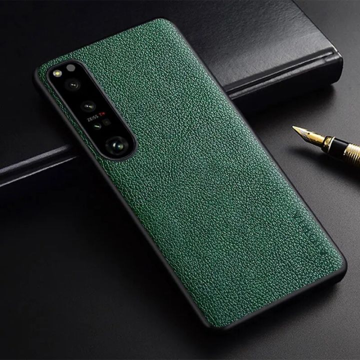 Phone Case for Sony Xperia 5 1 10 5 ACE 2 IV III slim premium PU leather Funda Business Style Cover for Sony Xperia XZ3 XZ4