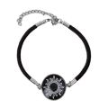 1 pair Casual Accessory Sun Moon Pattern Couple Bracelet Luminous Punk Braided Bracelet Adjustable Rope Bracelet Couple Wear. 