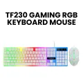 T-WOLF (TF230) Rainbow Backlight Gaming Keyboard (with Mouse). 