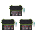 Kqueebee 3X Firing System Machine 12 Cue Channel Cold Pyro Pyrotechnic Display Fuse Cracker Firework Artifice Cake Shell. 