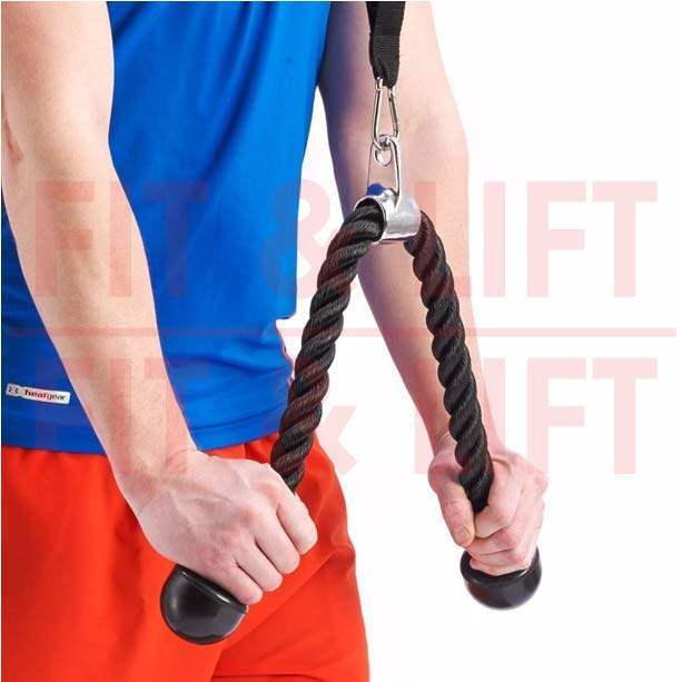 Gym Exercise Tricep Rope Push Pull Cable Gym Machine三头肌拉力绳健身杆器械杆健身器二头肌拉 ...