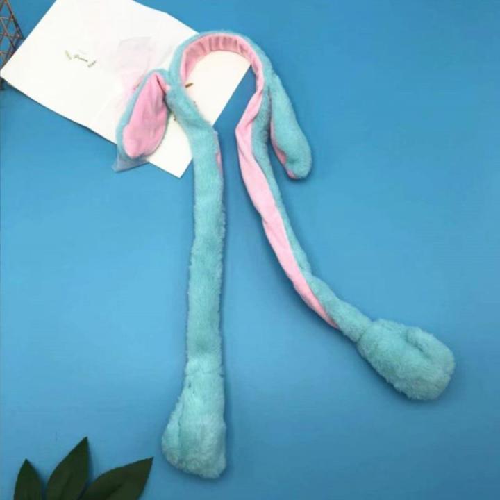 Bunny%20Ears%20Headband%20Moving%20Cute%20Warm%20Plush%20Airbag%20Rabbit%20Funny%20Gift%20Movable%20Creek%20-%20Image%204