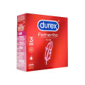 Durex Fetherlite Thin Condoms - Pack Of 03 Ultra Thin 3'S, Feel Thin With Thinner Condoms For Greater Sensitivity. 