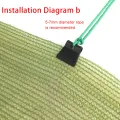 【ZOSR】EG 10/20/50pcs Agricultural Plastic Greenhouse Gardening Greenhouse Agricultural Film Shading Net Clip Net Bird Net Net Buckle Net Clip Butterfly Clip Cheap Price Free Ship. 
