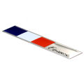 【Exclusive Offer】JEAZEA 3D Aluminum Flag Emblem Badge Car Sticker Decals Accessories For Peugeot Citroen Renault Ford Venturi Car-Styling. 