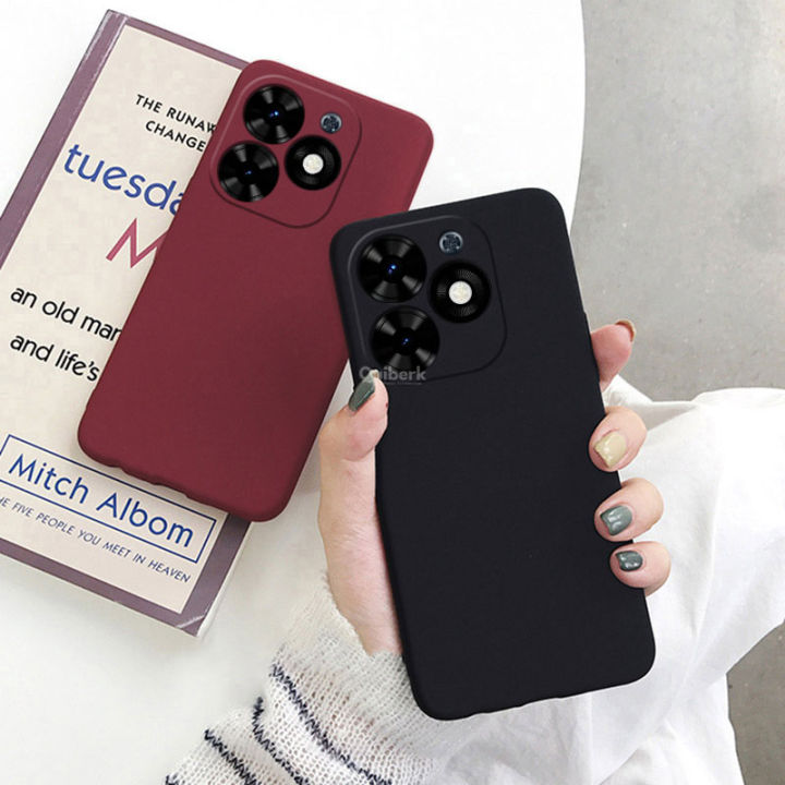 Quiberk%20for%20Infinix%20Smart%208%20Pro%20/%20Smart%208%20Plus%20Shockproof%20Anti-Slip%20Soft%20TPU%20Sandstone%20Matte%20Back%20Case%20Cover%20-%20Image%202