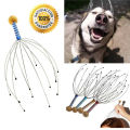 Handy head massager Neck Scalp Massage Head Massager tools Equipment Stress Relax Stainless Steel Handle. 