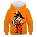 Dragon Ball Children's Wukong Hoodie Autumn New Children's Clothing Children's Hoodie Boy Cartoon 3d Hoodie Fashion Cool. 