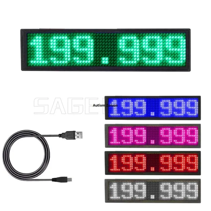 Brand name mini message board digital Bluetooth programmable brand new ...