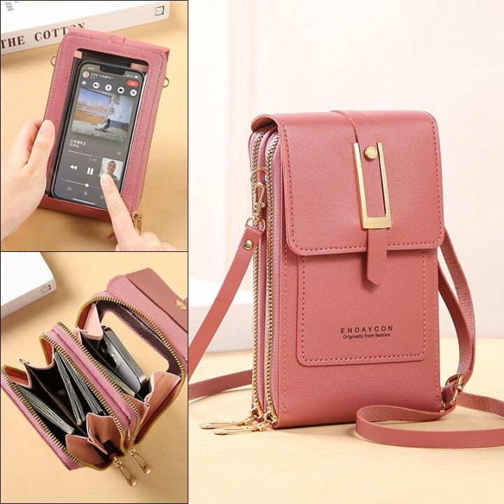 Vegan Cork Crossbody Phone Bag For Women With Strap Chain & Card Slots – Eco-Friendly & Stylish - View #11