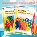 Kids Magnetic Learning Alphabet Letters Plastic Refrigerator Stickers Toddlers Kids Learning Spelling Counting Educational Toys. 