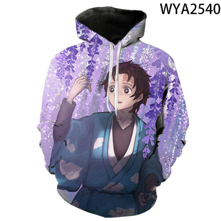 New 3D Printed Kimetsu No Yaiba Demon SlayerMen Women Children Streetwear Hoodies Fashion Boy Girl Kids Sweatshirts Cool Coat