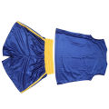 Kids Boxing Training Uniform Children Mauy Thai Outfit Cotton Blending Perfect Blue Elastic Waist Comfortable for Competition. 