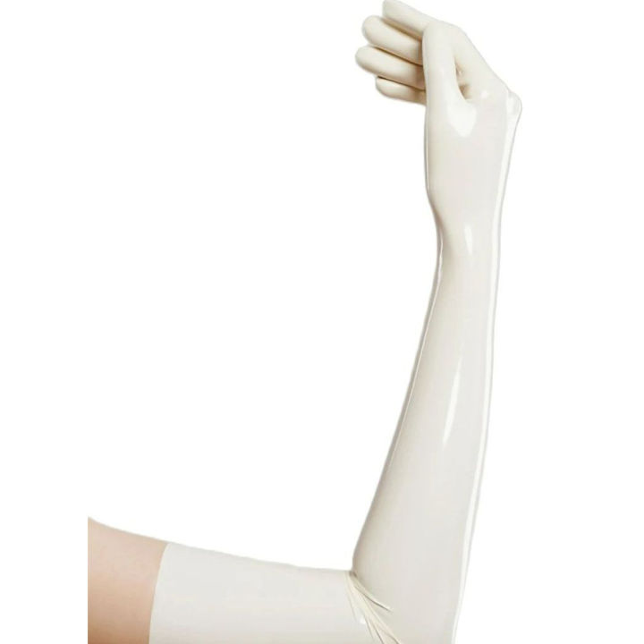ook long opera i wetl women's gumm latex fetish gloves gloves