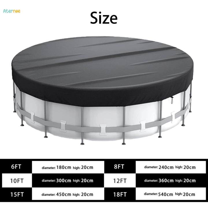 Sand%20Pond%20Cover%20Tarp%20Swimming%20Pool%20Lid%20for%20Bubble%20Massage%20Indoor%20Bathtub%2010FT%20-%20Image%207