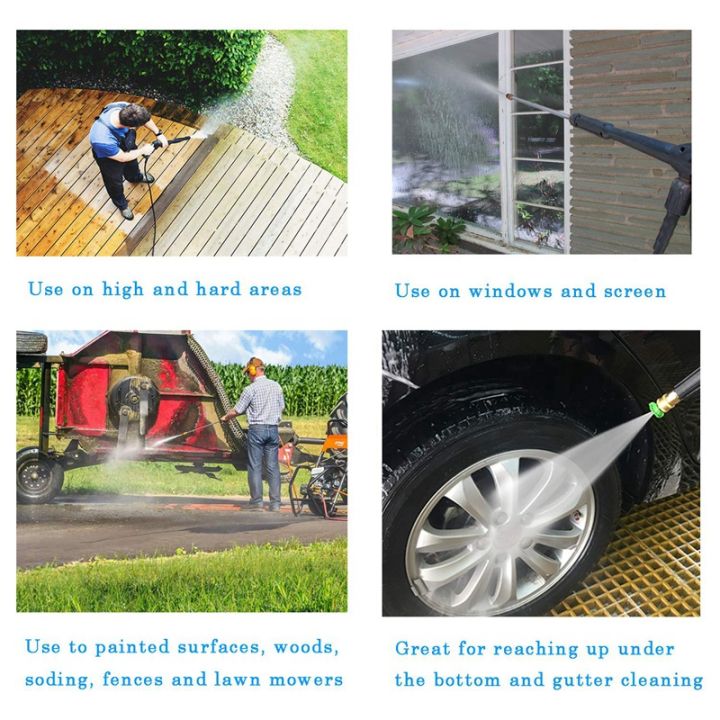 5Pcs%20Pressure%20Washer%20Spray%20Nozzles%201/4%20Quick%20Connection%20Spray%20Tip%20Set%20(4.0%20Gpm)%20Multiple%20Degrees%20-%20Image%208