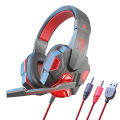 Machine Gaming Computing Bright In-Ear LED Illuminated V Wired Headphones SY830M Noise Cancelling Stereo Headphones with Cool Machine, Good for Hands. 