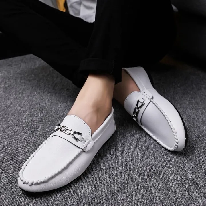 Tods%20Men's%20Spring%20New%20Fashionable%20Men's%20Shoes%20Casual%20Leather%20Shoes%20Korean%20Style%20All-Matching%20Lazybones'%20Shoes%20Slip-on%20Men's%20Fashion%20Shoes%20-%20Image%203