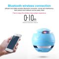 A18 Ball Speaker with LED Light Portable Mini Speaker Mobile Music MP3 Subwoofer Support TF (Blue) BLUE. 