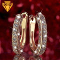 1 Pair Earrings Charm Attractive Ring Shape Dainty Huggie Earrings for Women. 
