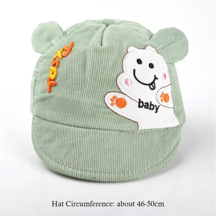 Casual%20UV%20Protection%20Baby%20Baseball%20Cap%20Thin%20Breathable%20Soft%20Cotton%20Duck%20Tongue%20Hat%20Cute%20Cartoon%20Baby%20Sun%20Cap%20Outdoor%20-%20Image%202