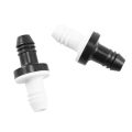 JDXHLAU 6Pcs 3/8 Inch 10mm Inline Abs One Way Water Non Return Check Valve for Fuel Gas Liquid Air. 