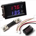 50A Digital DC Voltmeter Voltage meter Ammeter Amp meter with 50A Shunt for Solar or DIY DC Energy meter Amp+Volt. 