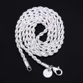 Long Chain Silver-Plated Pendant Men Hip-Hop China Fashion. 