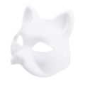 Halloween White Cat Face MaskCustom Fashion Kids Adult Masquerade Cosplay Party Decorations Halloween Fox Mask. 